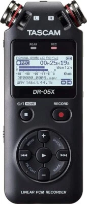 TASCAM DR-05X USB Audio Interface Stereo Linear PCM Recorder Handy Recorder USB - Image 1 of 4