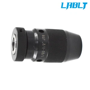 LABLT 1/32'' - 1/2'' JT6 Keyless Drill Chuck Drilling Taper Mounted 6JT CNC - Picture 1 of 7