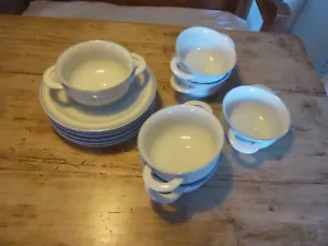 Porzellan Goebel 6 Suppentassen und 6 Unterteller - Bild 1 von 4