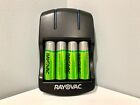 Rayovak Class 2 Battery Charger Hold 4 Aa Batteries Very Good And Batteries