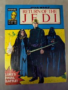 Return of the Jedi No 155 June 7th 1986, Star Wars Weekly, LAST ISSUE - Picture 1 of 3