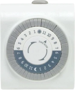 Defiant 15-Amp 24-Hour Plug-In Mechanical Big Button Timer - Picture 1 of 1