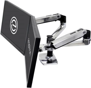 Ergotron 45-245-026 LX Dual zwei Monitor Tischhalterung bis zu 27" - max. 18.1kg - Bild 1 von 6
