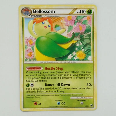 Bellossom 1/90 Rare HGSS: Undaunted Pokemon Card - Image 1 of 2
