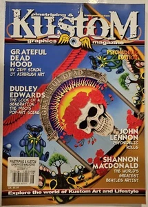 PINSTRIPING AND KUSTOM GRAPHICS Magazine From 2017 Good Condition Psychedelic... - Picture 1 of 3