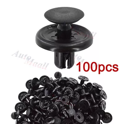 100pcs 7mm Fender Liner Clips Retainer Fastener For Toyota Celica Pontiac Vibe - Image 1 of 4