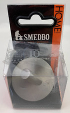 Smedbo House Towel Hook Brushed Chrome Modern Solid Brass