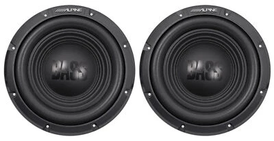 (2) Subwoofers de audio para automóvil Alpine W12S4 12" 1500 vatios pico 500 vatios RMS 4 ohmios Foto 1 de 4