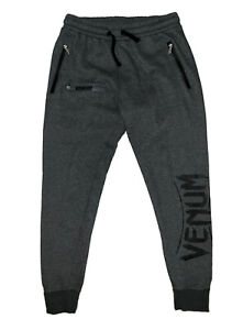 Venum Pants Mens X-Large Gray Joggers Sweatpants Zip Pockets
