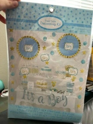 Детский душ еда десерт буфет украшение 23 изделия комплект новый!!! - Изображение 1 из 3