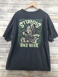 Camisa Sturgis Bike Week 75 Aniversario Motocicleta Esqueleto 2015 Adulto XXL - Imagen 1 de 5