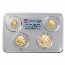 2008-W 4-Coin Proof Gold Buffalo Set PR-70 PCGS (FS)