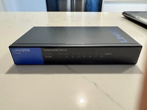Linksys LGS108 8 Port Gigabit Ethernet Switch - Picture 1 of 3