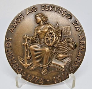Bronze Medal / Two Hundred Years in Service to the Navy / Art Woman - Picture 1 of 8