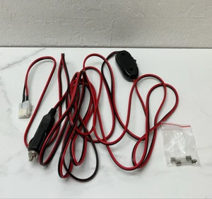 T-Shape Fused Power Cord for Mobile CB Radio (15' Length) - Picture 1 of 8