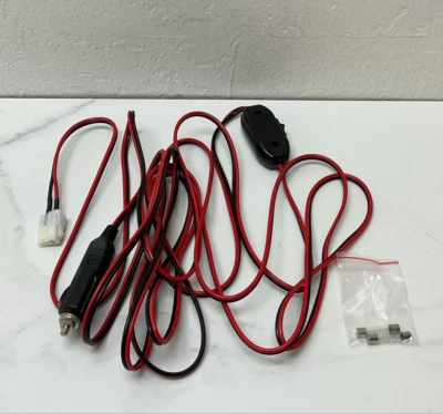 T-Shape Fused Power Cord for Mobile CB Radio (15' Length) - Image 1 of 4