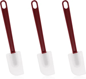3 PCS Silicone Spatula Heat Resistant Commercial Baking Spatula Non-Stick Rubber - Picture 1 of 12