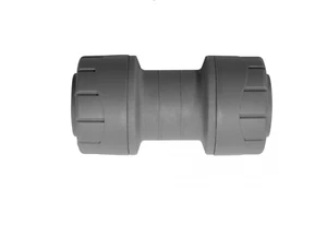 Polypipe PolyPlumb Push-fit 22 mm acoplador recto gris PB015 (PAQUETE DE 10) - Imagen 1 de 1