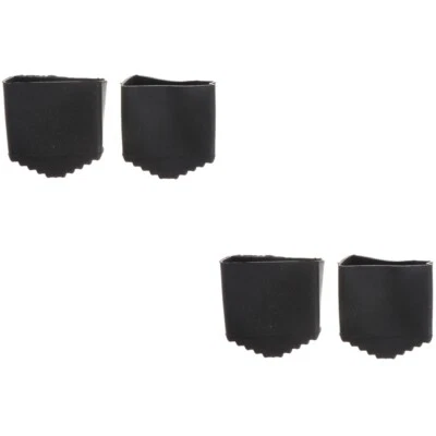 4 Pcs Pieds D'échelle Pliants Caoutchouc Patins Pour Les De L'escabeau - Photo 1/4