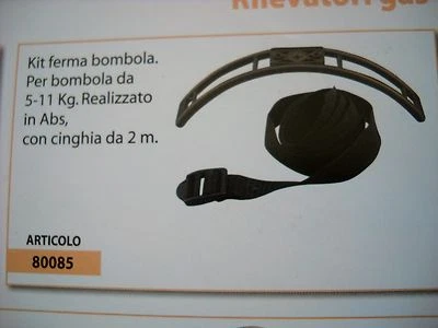 FIAMMA KIT FERMA BOMBOLA GAS DA 5 A 11 Kg. CON CINGHIA DA 2 MT. PER CARAVAN / CAMPER &