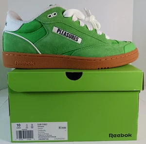 Reebok Club C Bulc X Pleasures Herren Größe 10 Grün Turnschuhe Schuhe - Bild 1 von 13