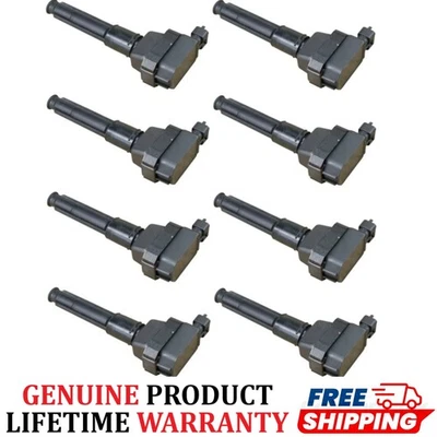Bobinas de ignição x8 fabricante de equipamento original Bosch para 1996-1999 Mercedes-Benz 4.2L 5.0L, 0221504001 - Imagem 1 de 3