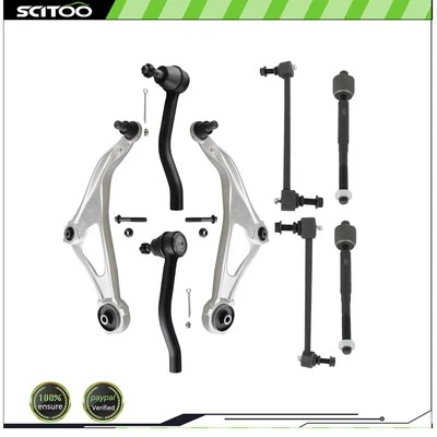 For 2015-2018 NISSAN ALTIMA 8x Front Lower Control Arm Ball Joints Tie Rod End - Image 1 of 4