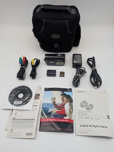 Sony Handycam HDR-CX150 HD Camcorder Camera With Accessories Tested Working Good - Picture 1 of 19