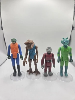 CANTINA существа 1978 винтажный Star Wars Greedo, Snaggle, молоток, морж без скамей - Изображение 1 из 4