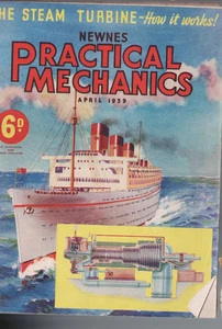 MAGAZINE , PRACTICAL MECHANICS MAGAZINE pbl by NEWNES , APRIL 1939 - Picture 1 of 1