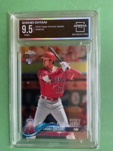 2018 Topps Chrome Update Shohei Ohtani Rookie Debut #HMT32 ARENA CLUB 9.5 MT+ 🔥 - Bild 1 von 2