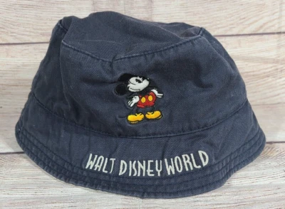 Walt Disney World Mickey Mouse Bucket Hat Size Toddler Navy Blue - Image 1 of 3