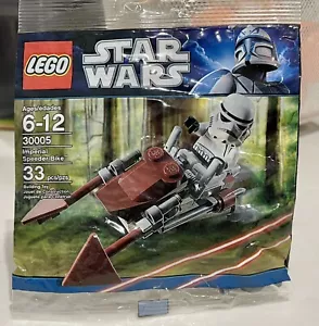Lego 30005 New Star Wars Imperial Speeder Bike Polybag StormTrooper Minifig - Picture 1 of 2