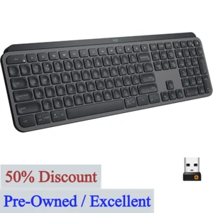 Logitech MX Keys Illuminated Wireless Keyboard with Bluetooth - Picture 1 of 6