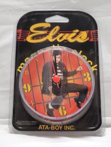 Vintage 1998 Elvis Presley Magnetic Clock Jailhouse Rock Brand New Sealed - Picture 1 of 6