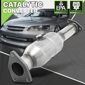 Stainless Steel Exhaust Catalytic Converter For Honda Accord 1998-2002 2.3 I4 - Picture 1 of 12