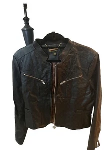 Rocawear Women’s Leather Jacket Size XL AUTHENTIC - Picture 1 of 11