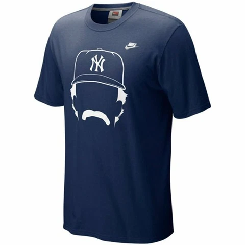 New York Yankees Nike Don Mattingly Hair-itage T-Shirt Small BNWT FREE SHIPPING Cover