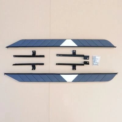 Par de estribos negros KA barras Nerf para Jeep Patriot Compass 2011-2016 Foto 1 de 4