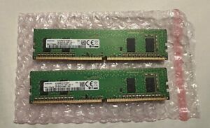 2 X 4GB Samsung DDR4 PC4-2400T-UC0-11 Desktop PC RAM MEMORY