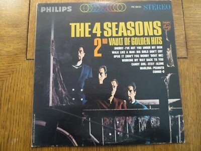 The 4 Seasons – 2nd Vault Of Golden Hits - 1966 - Philips PHS-600-221 Vinyl LP Foto 1 de 4