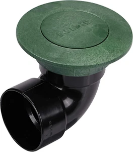 Pop-Up Drainage Emitter with Elbow, 322G, Fits 3-Inch Sewer and Drain Pipe - Picture 1 of 12