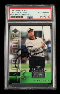 Jack Nicklaus Signed 2004 National Trading Card Day #UD4 (PSA Encapsulated) - A - Image 1 of 2