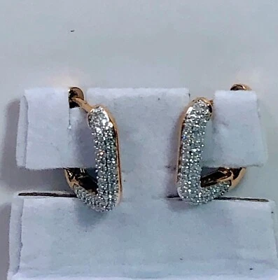 1 Ct Lab Grown Diamond Earrings PGL Cert 925/14K Overlay, SALE - Image 1 of 4