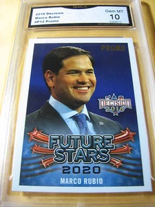 MARCO RUBIO 2016 DECISIÓN FUTURE STARS 2020 PROMOCIÓN ORO #P12 GRADO 10 L@@@K - Imagen 1 de 1