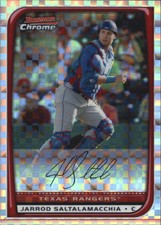 2008 (RANGERS) Bowman Chrome X-Fractors #179 Jarrod Saltalamacchia /250