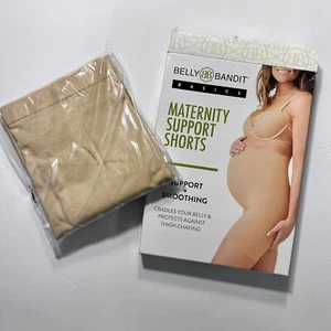 Belly Bandit Basics Womens XL Nude Tan Maternity Support & Smoothing Shorts NEW - Picture 1 of 9
