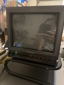 Panasonic Color Video Monitor BT-S901Y 9” CRT Broadcast S-Video * Tested Works *
