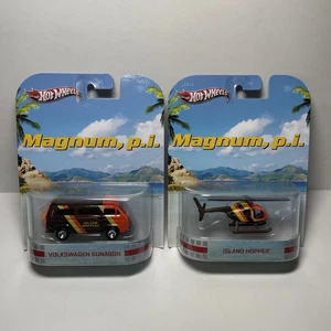 Hot Wheels 2 Retro Entertainment Magnum, p.i. Volkswagen Sunagon /islandhopp - Picture 1 of 2