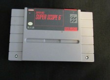 SNES Super Scope 6  NO GUN Cartridge Only